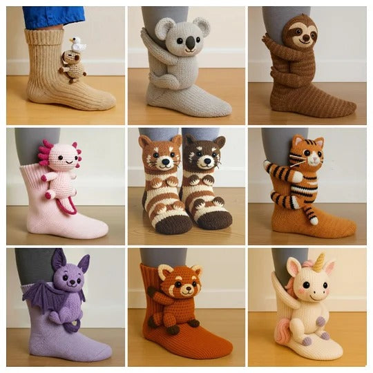 Georgia - Animal Print Socks