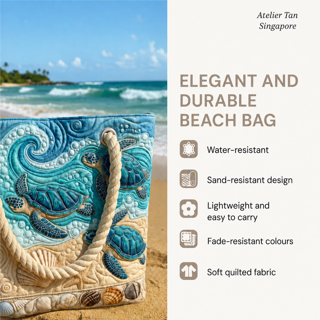 Handmade Beach Bag | Marine Creatures